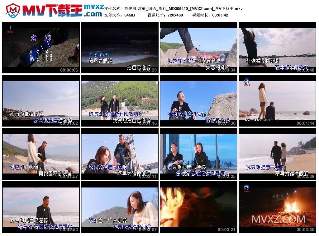 陈俊清-求醉_国语_流行_MD305410